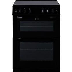 Belling FSG60DO 60cm Gas Double Oven Cooker in Black